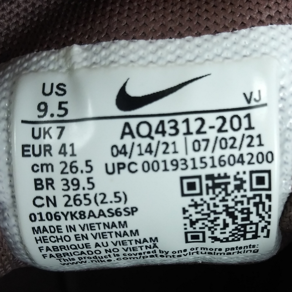 Nike Air Max Dia Plum Eclipse Running Shoes Women's Size 9.5 - Picture 7 of 8
